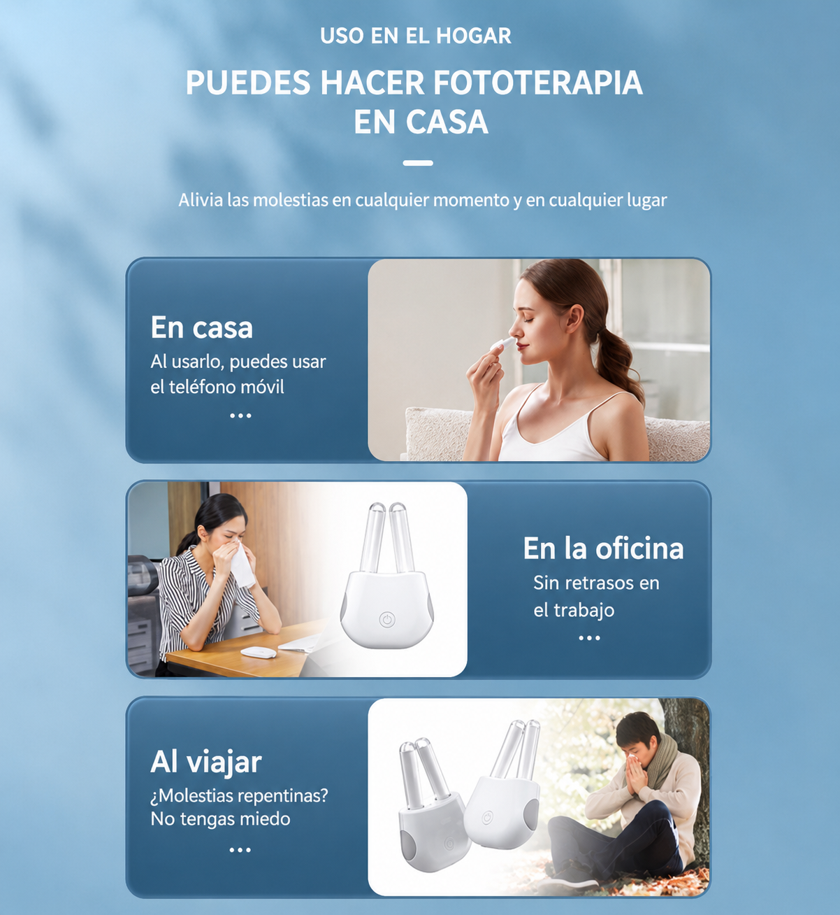 Descongestionador Nasal Infrarrojo